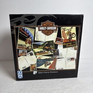 Harley-Davidson Jigsaw Puzzle FX Schmid 500 Pieces HD Destinations ‎ 24x18 Inch